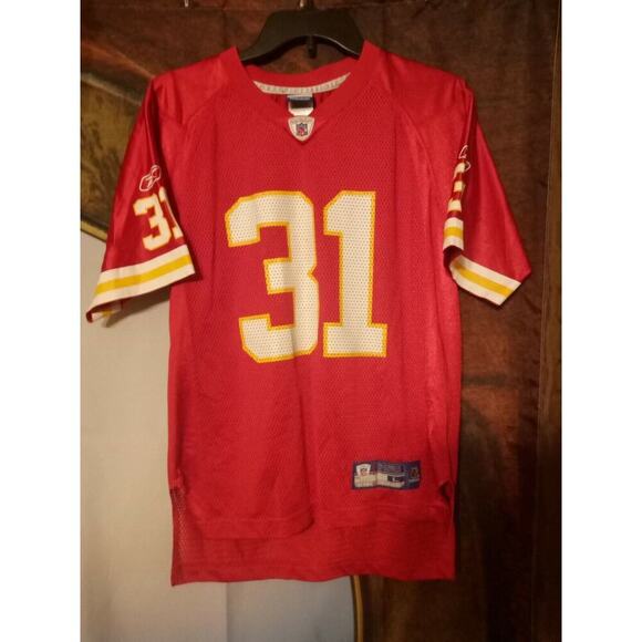 Kansas City Chiefs Jersey Priest Holmes #31 YOUTH Large - Picture 7 of 8